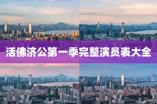 活佛济公第一季完整演员表大全