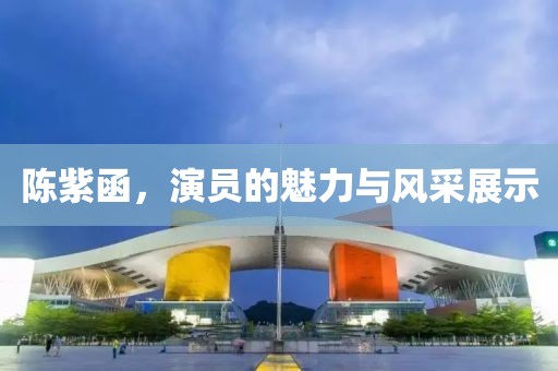 陈紫函，演员的魅力与风采展示