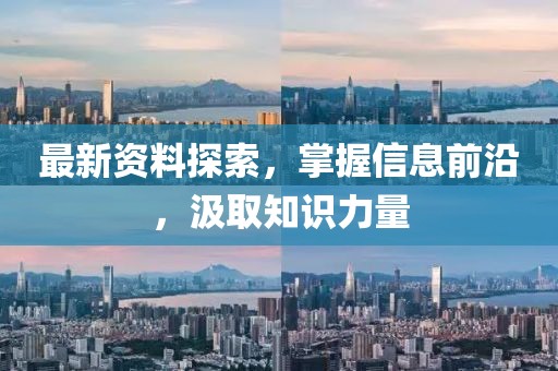 最新资料探索，掌握信息前沿，汲取知识力量