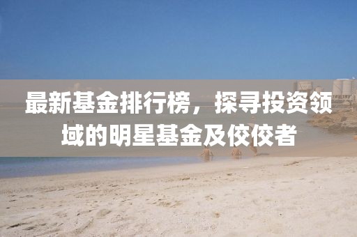 最新基金排行榜，探寻投资领域的明星基金及佼佼者