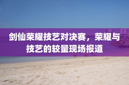 剑仙荣耀技艺对决赛，荣耀与技艺的较量现场报道