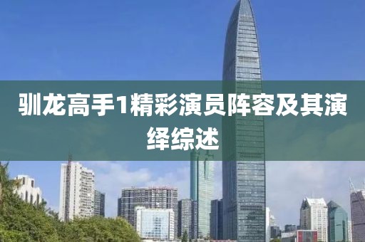 驯龙高手1精彩演员阵容及其演绎综述
