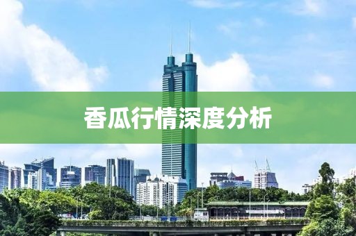 香瓜行情深度分析