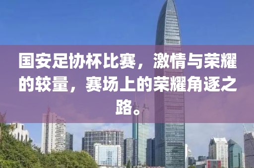 国安足协杯比赛，激情与荣耀的较量，赛场上的荣耀角逐之路。