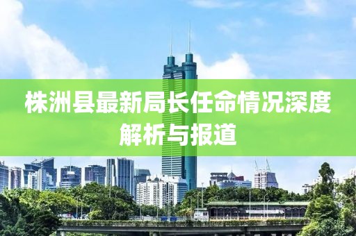 株洲县最新局长任命情况深度解析与报道