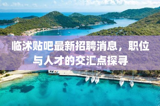 临沭贴吧最新招聘消息，职位与人才的交汇点探寻
