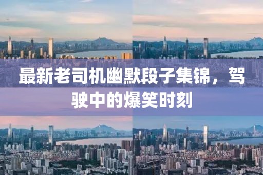 最新老司机幽默段子集锦，驾驶中的爆笑时刻