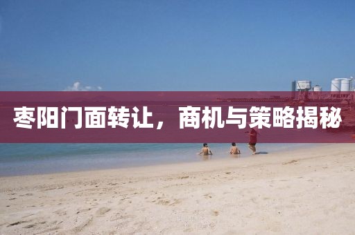 枣阳门面转让，商机与策略揭秘