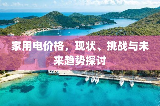 家用电价格，现状、挑战与未来趋势探讨