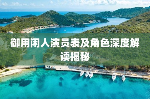 御用闲人演员表及角色深度解读揭秘