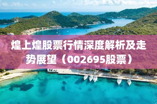 煌上煌股票行情深度解析及走势展望（002695股票）