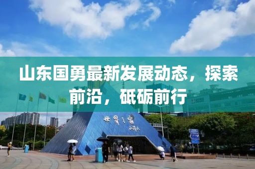 山东国勇最新发展动态，探索前沿，砥砺前行