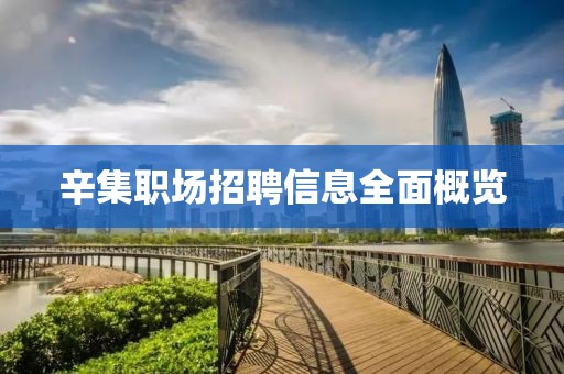 辛集职场招聘信息全面概览