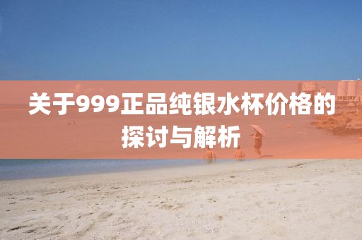 关于999正品纯银水杯价格的探讨与解析
