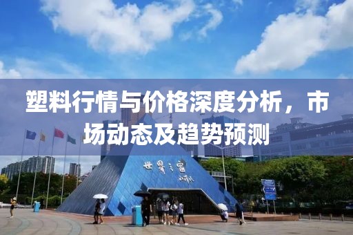 塑料行情与价格深度分析，市场动态及趋势预测