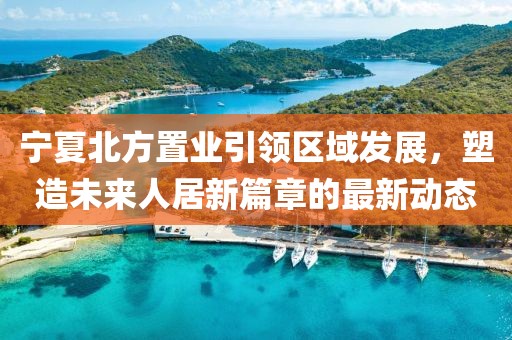 宁夏北方置业引领区域发展，塑造未来人居新篇章的最新动态