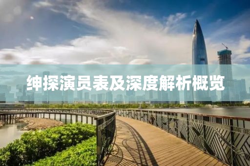 绅探演员表及深度解析概览
