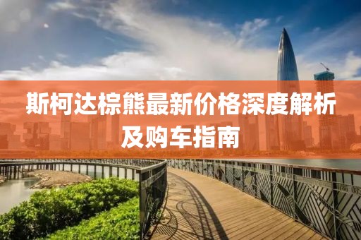 斯柯达棕熊最新价格深度解析及购车指南
