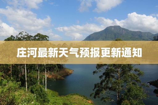 庄河最新天气预报更新通知