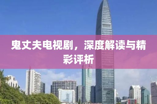 鬼丈夫电视剧，深度解读与精彩评析