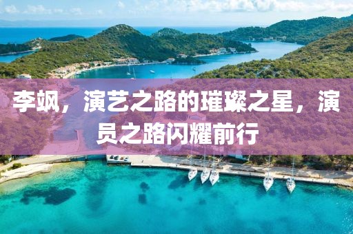 李飒，演艺之路的璀璨之星，演员之路闪耀前行