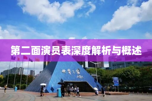 第二面演员表深度解析与概述