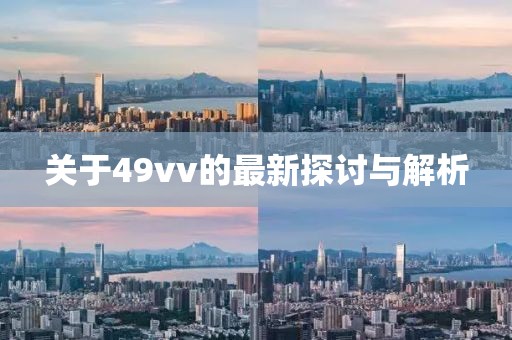 关于49vv的最新探讨与解析