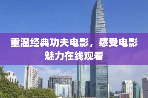 重温经典功夫电影，感受电影魅力在线观看