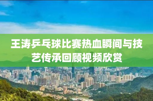 王涛乒乓球比赛热血瞬间与技艺传承回顾视频欣赏
