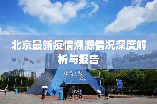 北京最新疫情溯源情况深度解析与报告