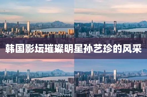 韩国影坛璀璨明星孙艺珍的风采
