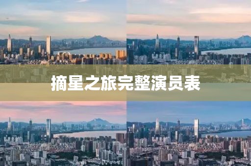 摘星之旅完整演员表