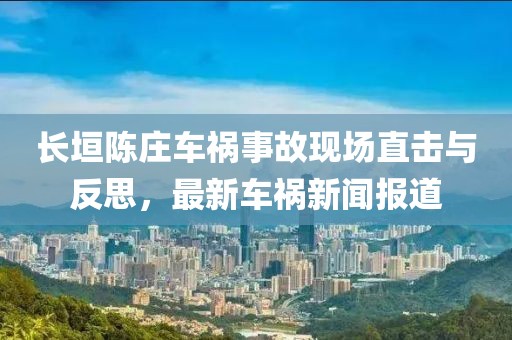 长垣陈庄车祸事故现场直击与反思，最新车祸新闻报道
