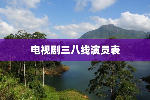 电视剧三八线演员表
