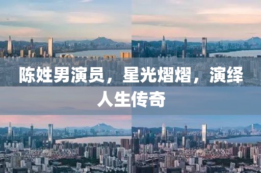 陈姓男演员，星光熠熠，演绎人生传奇