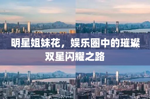 明星姐妹花，娱乐圈中的璀璨双星闪耀之路