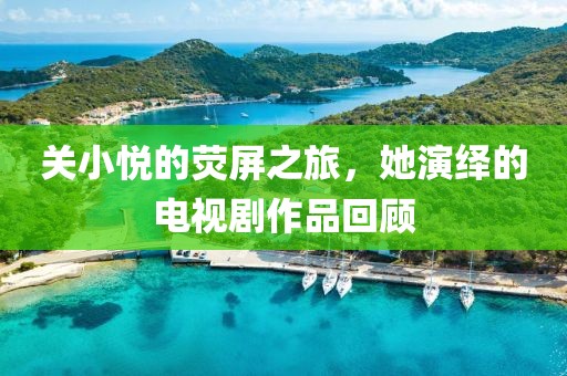 关小悦的荧屏之旅，她演绎的电视剧作品回顾