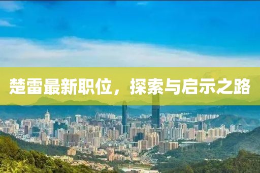 楚雷最新职位，探索与启示之路
