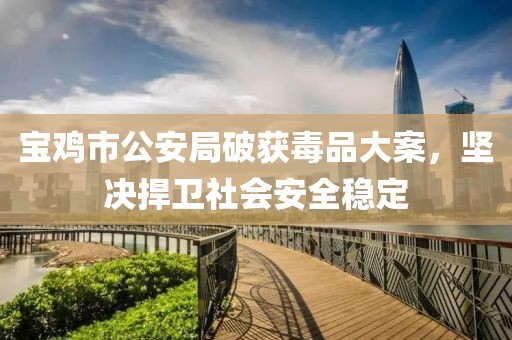 宝鸡市公安局破获毒品大案，坚决捍卫社会安全稳定