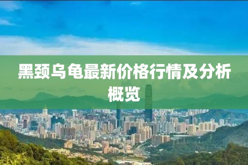 黑颈乌龟最新价格行情及分析概览