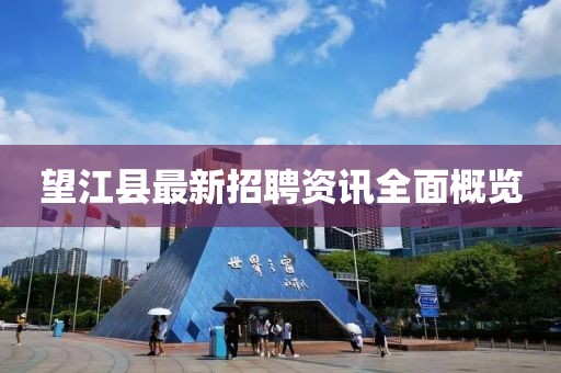 望江县最新招聘资讯全面概览