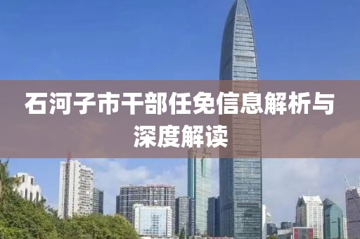 石河子市干部任免信息解析与深度解读