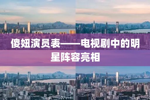 傻妞演员表——电视剧中的明星阵容亮相