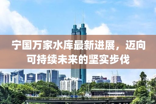 宁国万家水库最新进展，迈向可持续未来的坚实步伐