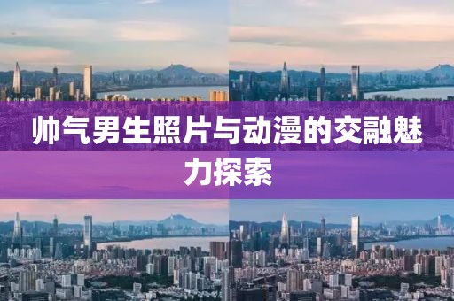 帅气男生照片与动漫的交融魅力探索