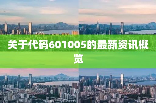 关于代码601005的最新资讯概览