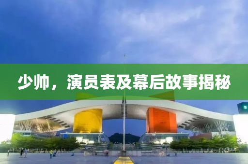 少帅，演员表及幕后故事揭秘