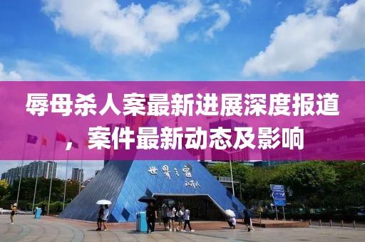 辱母杀人案最新进展深度报道，案件最新动态及影响