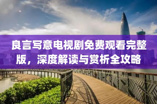 良言写意电视剧免费观看完整版，深度解读与赏析全攻略