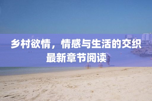 乡村欲情，情感与生活的交织最新章节阅读